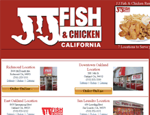 Tablet Screenshot of jjfishca.com